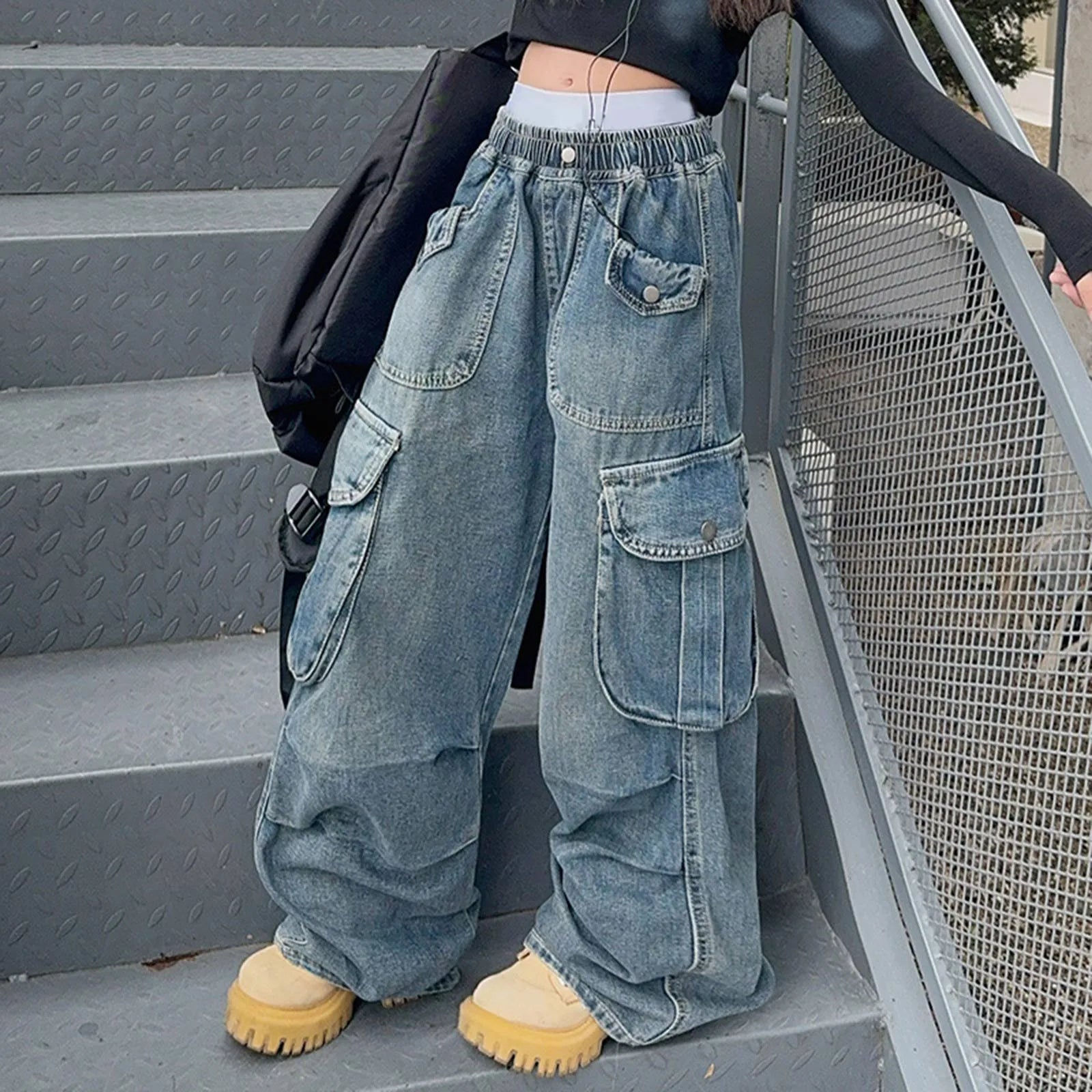Girls Wide Leg Pants